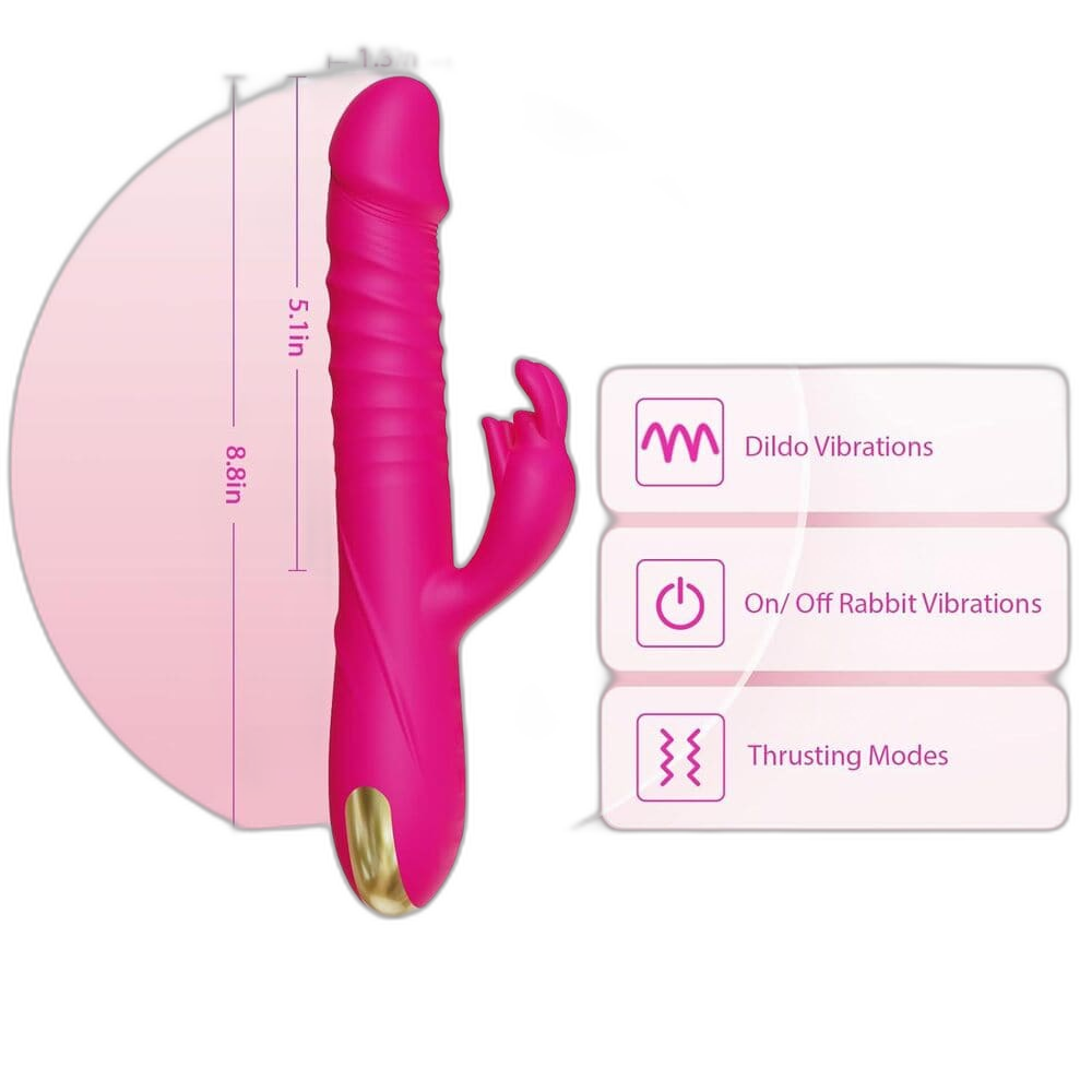 Oliya - 3-in-1 Rabbit Vibrator for G-Spot & Clitoral Pleasure