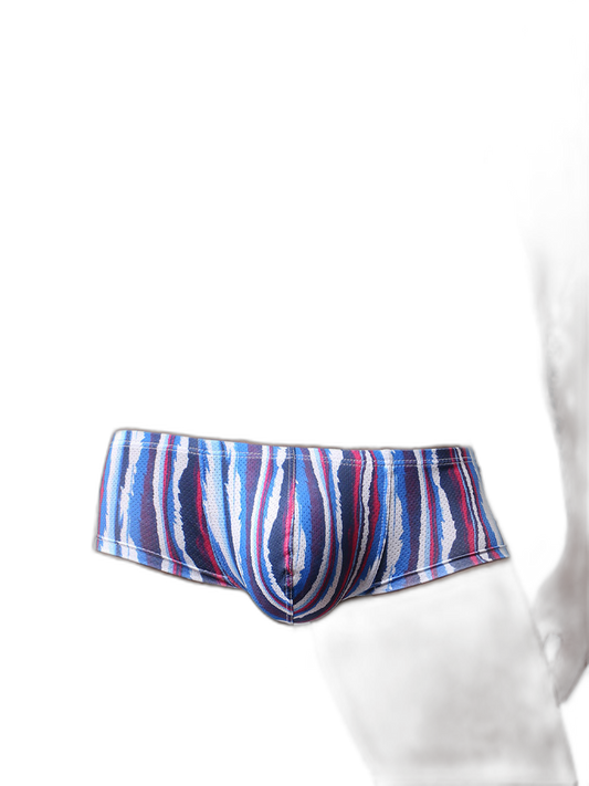 4 Pack Men's U-Pouch Low-Rise Moisture-Wicking Trunks