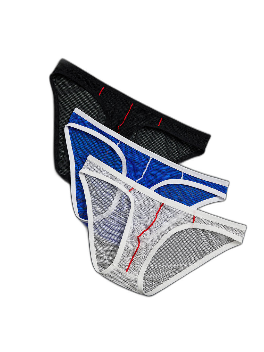2 Pack Men’s See-through Mesh Bikini