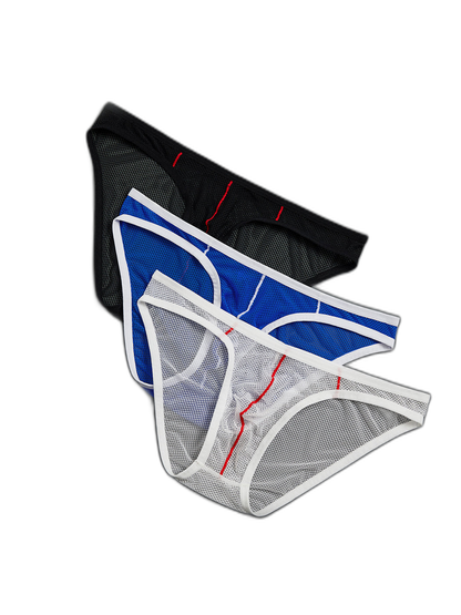 2 Pack Men’s See-through Mesh Bikini