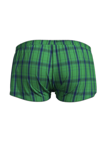 2 Pack Men's Supportive Large Pouch Odor-Resistant Antibacterial Seamless Boxer Shorts