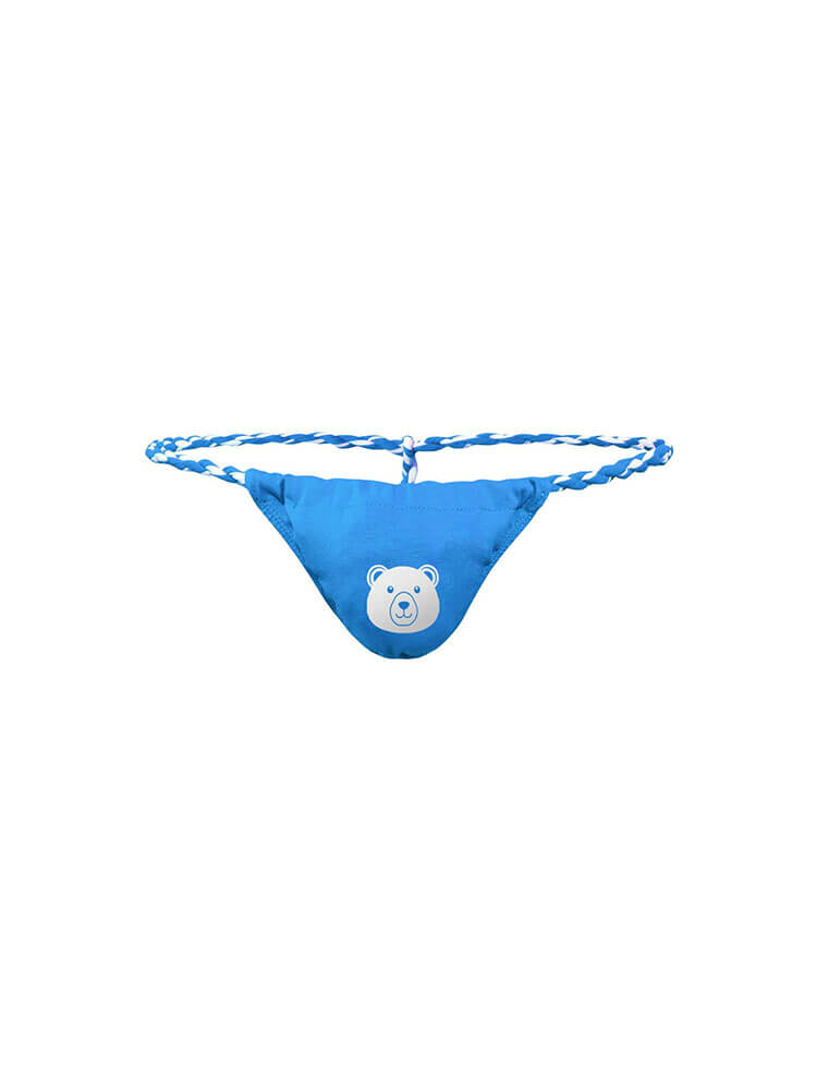 Men's Sexy Japanese Low-Rise Bear Print Thong
