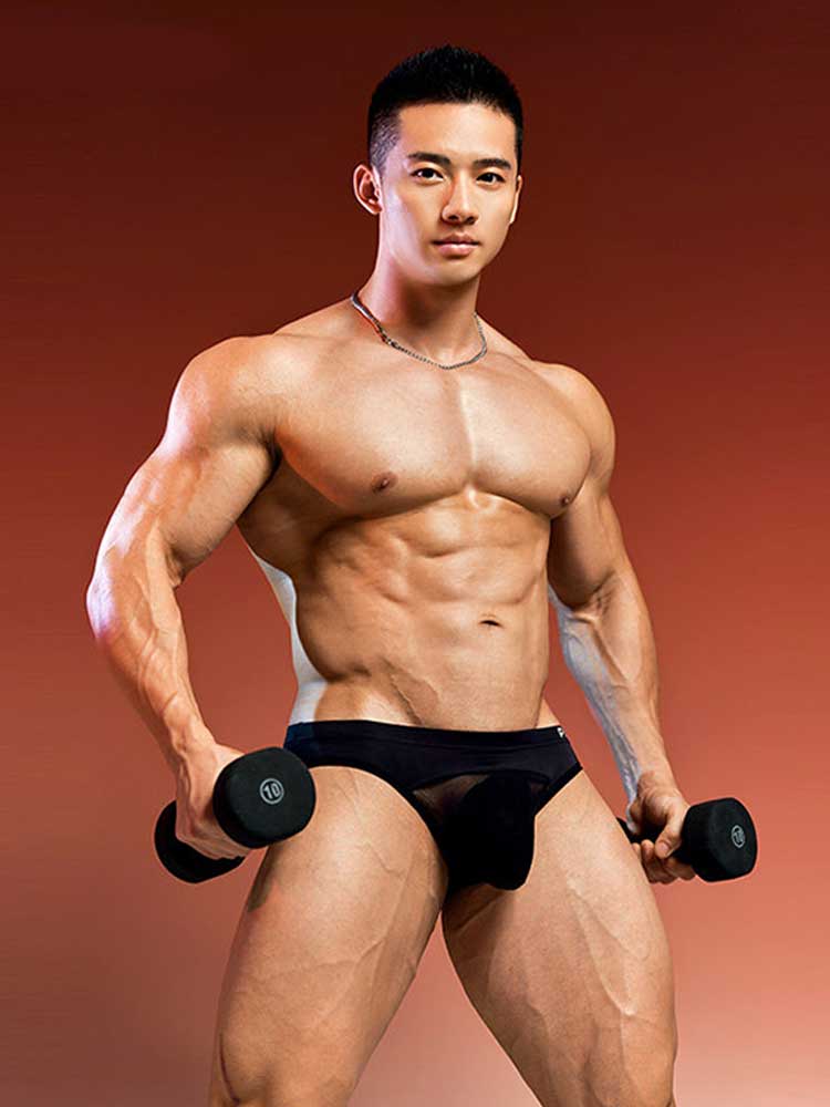 Men's High-Stretch Breathable Mesh Pouch Briefs