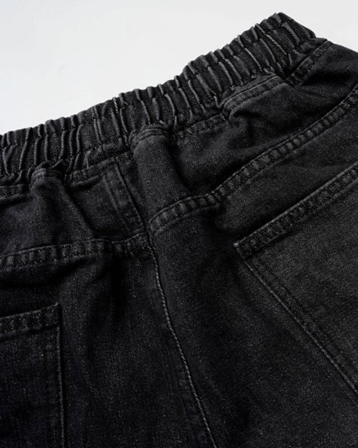 KIIKIO Vintage Washed Denim Shorts
