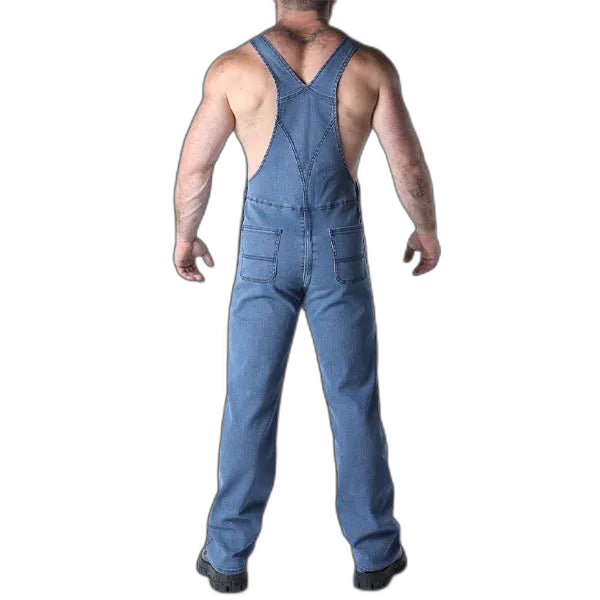 Cell Block 13 Axel Denim Overall | Light Blue