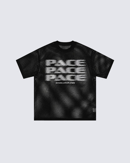 Y2K Racing Graphic Mesh New Short Sleeve Tee