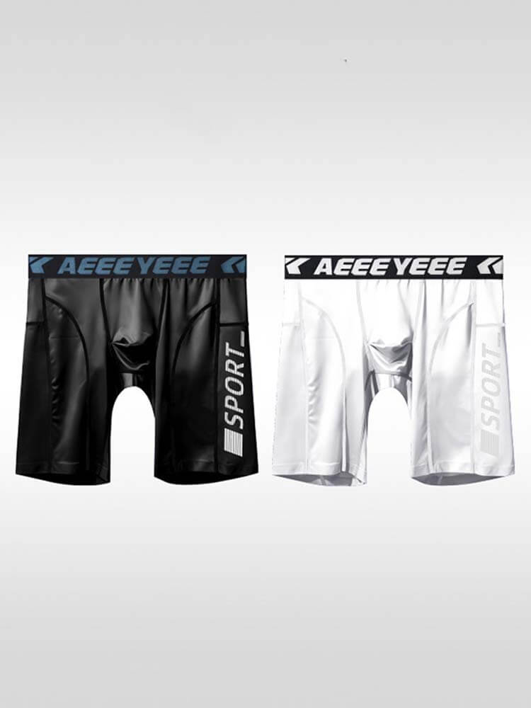 Men's High Elasticity Tight-Fit Quick-Dry Sports Shorts