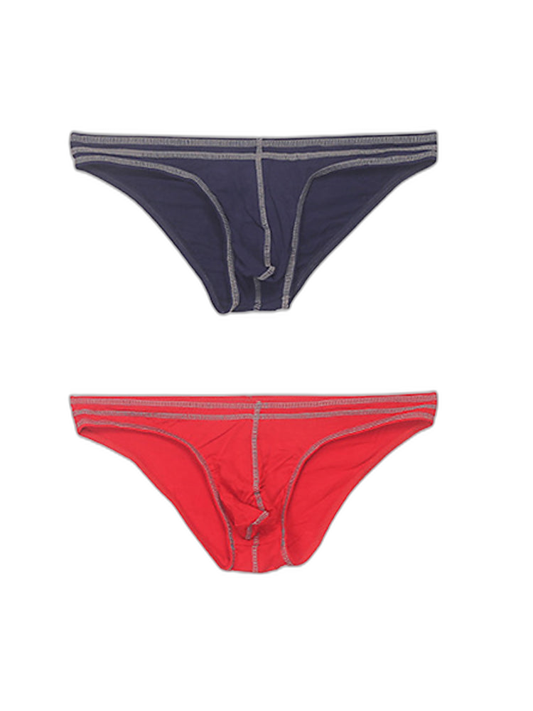 2 Pack Men's Sexy U Convex Pouch Bikini