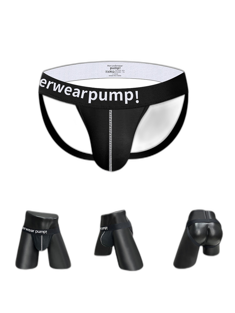2 Pack Men's Trendy Breathable Sexy Cotton Jockstrap