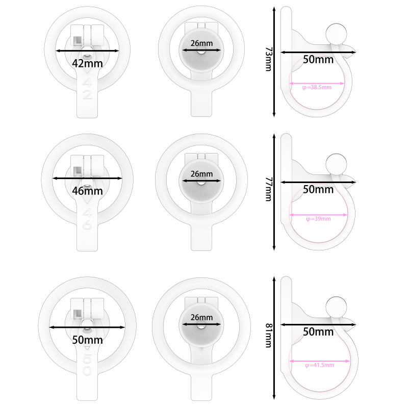 [2.0 Upgrade] Inverted Male Chastity Cage with Optimized Extended Urethral Tube – Ergonomic Stealth Design