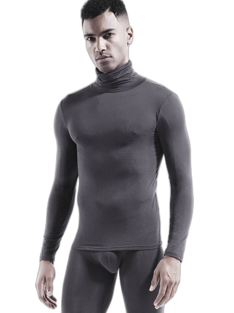 Men's Turtleneck Thermal Top Base Layer Shirts