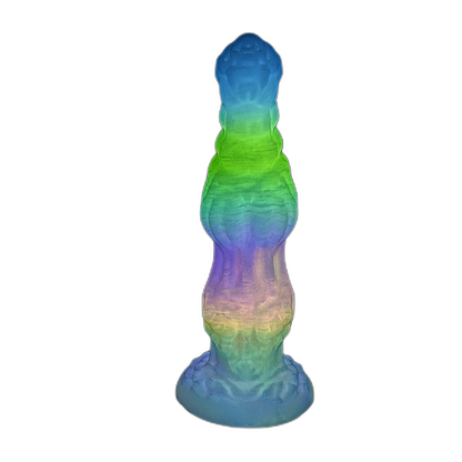 WistKnot – Glow-in-the-Dark Vibrating Dildo with Dog Knot Design