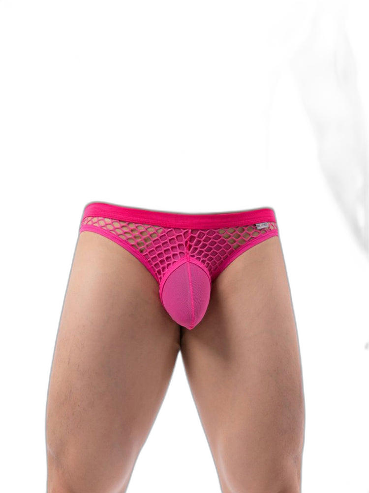 2 Pack Men's Low-Rise Mesh Breathable Bikini