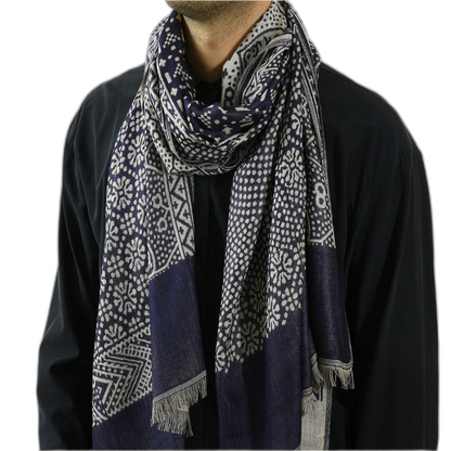 Mosaic Linen Pashmina Scarf