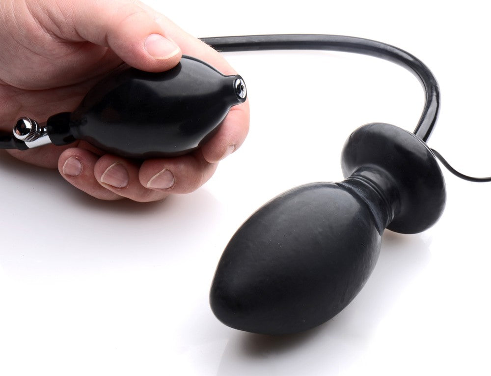 Inflatable & Vibrating Butt Plug