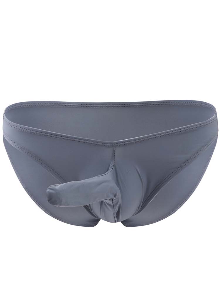 Men's Low-Rise Ice Silk Elephant Nose Briefs