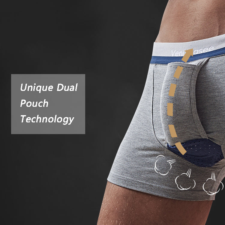 Cotton Ball Pouch Separate Men's Boxer Briefs