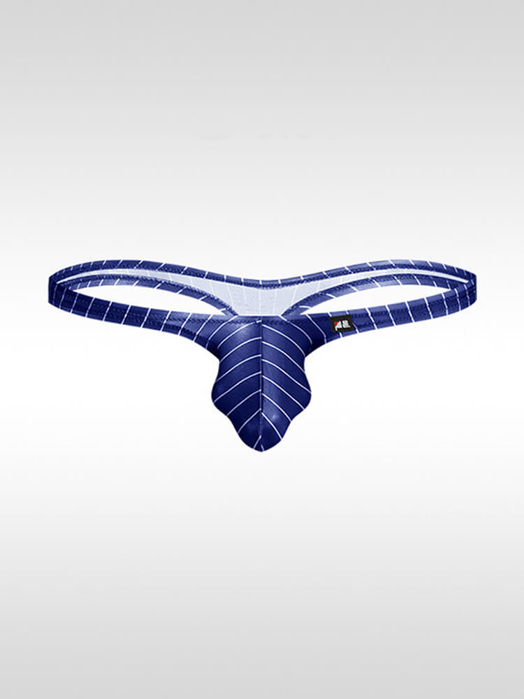 Men's Sexy Low-Rise Striped Boxer Briefs / Briefs / Thongs