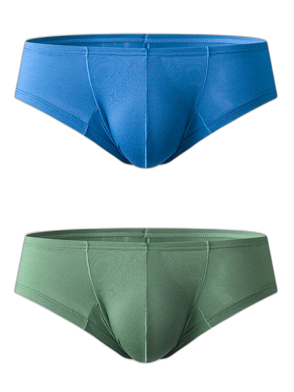 2 Pack Mens 3D Breathable Contour Pouch Boxershorts
