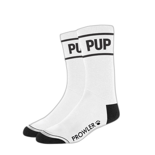 Prowler RED Pup Socks White Black