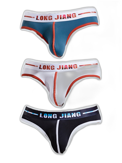 3 Pack Men's Seamless Ice Silk Comfy Underwear