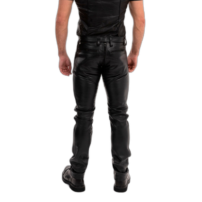 Prowler RED Leather Rider Jeans