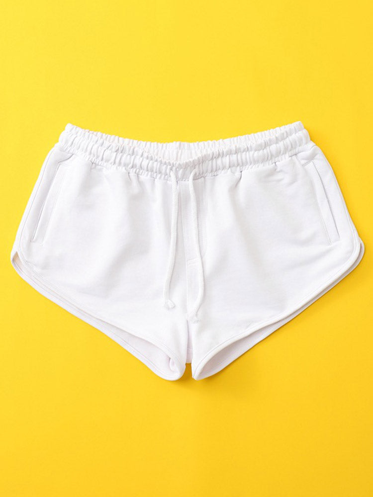 Mens Sexy Retro Running Gym Short Shorts - Orange