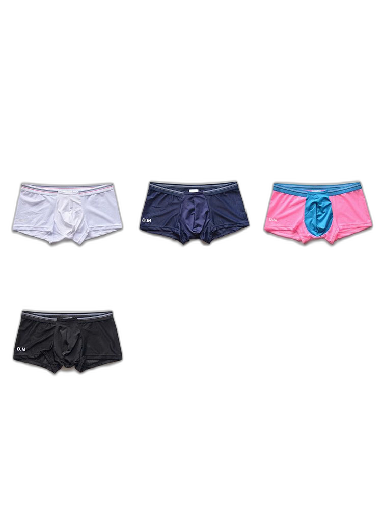 3 Pack Men's Nylon Mesh Breathable Quick-Dry Trunks
