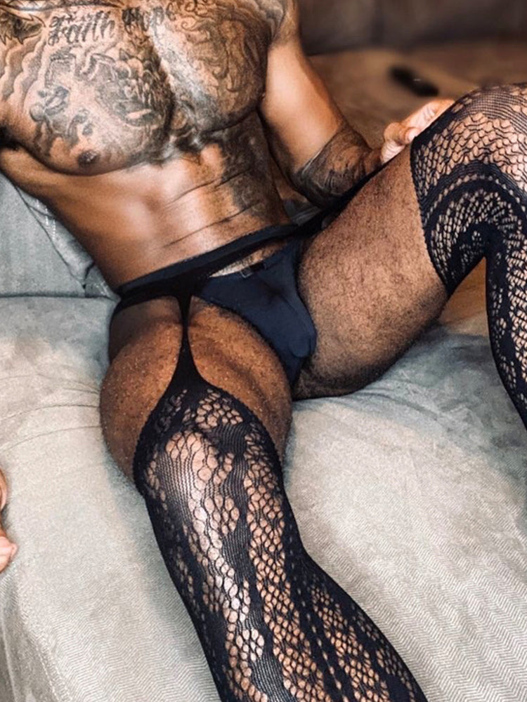 Men's Stretch Fishnet Stocking
