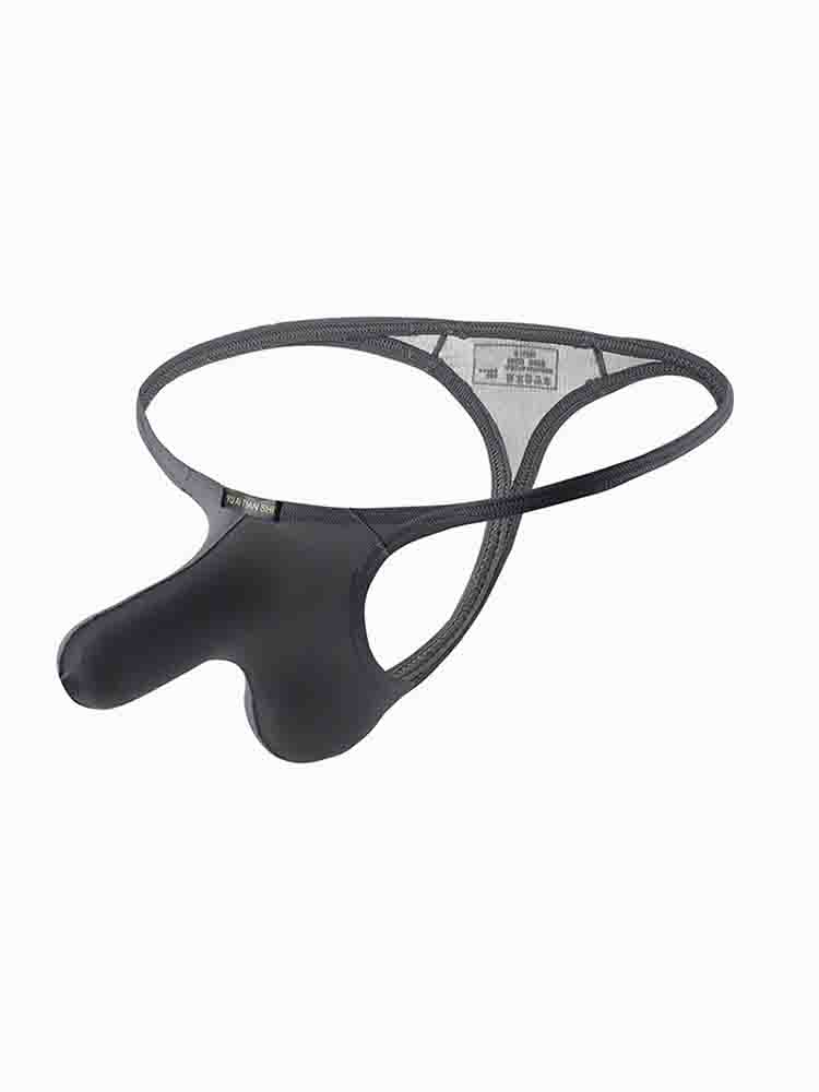 Men's Low Waist Ice Silk Elephant Trunk Thong