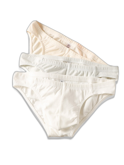 4 Pack Men's Organic Cotton Stretch Fit Workout Ready Briefs