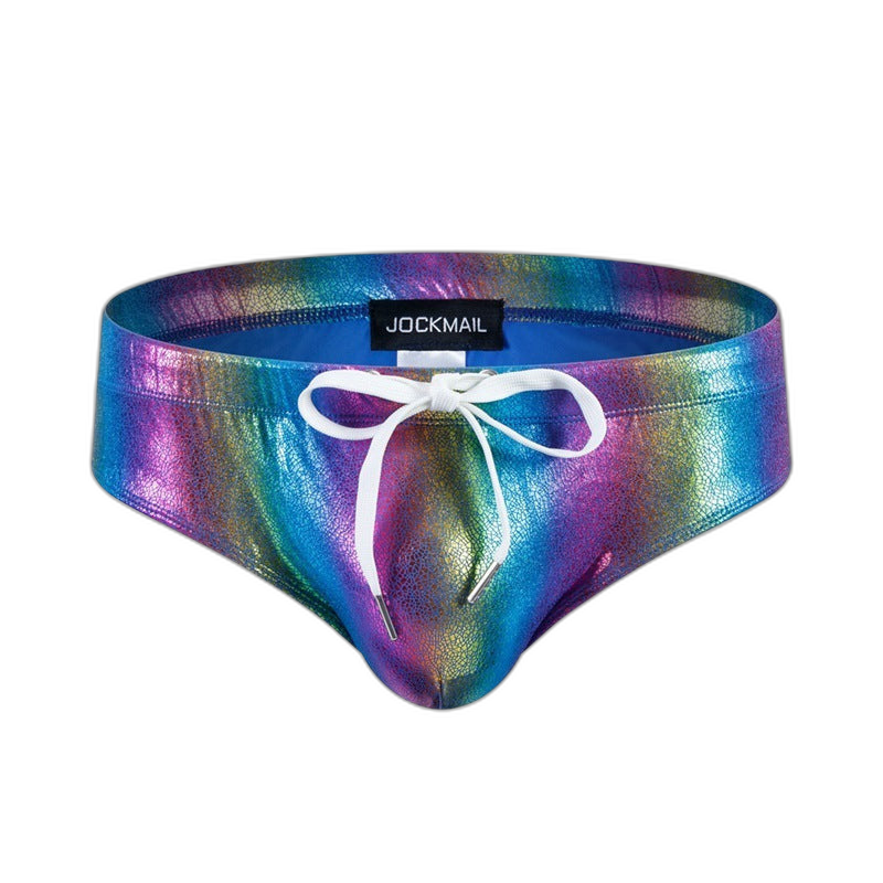 Metallic Snakeskin Bikini Brief