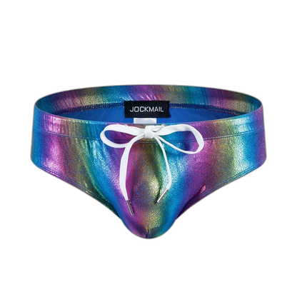 Metallic Snakeskin Bikini Brief