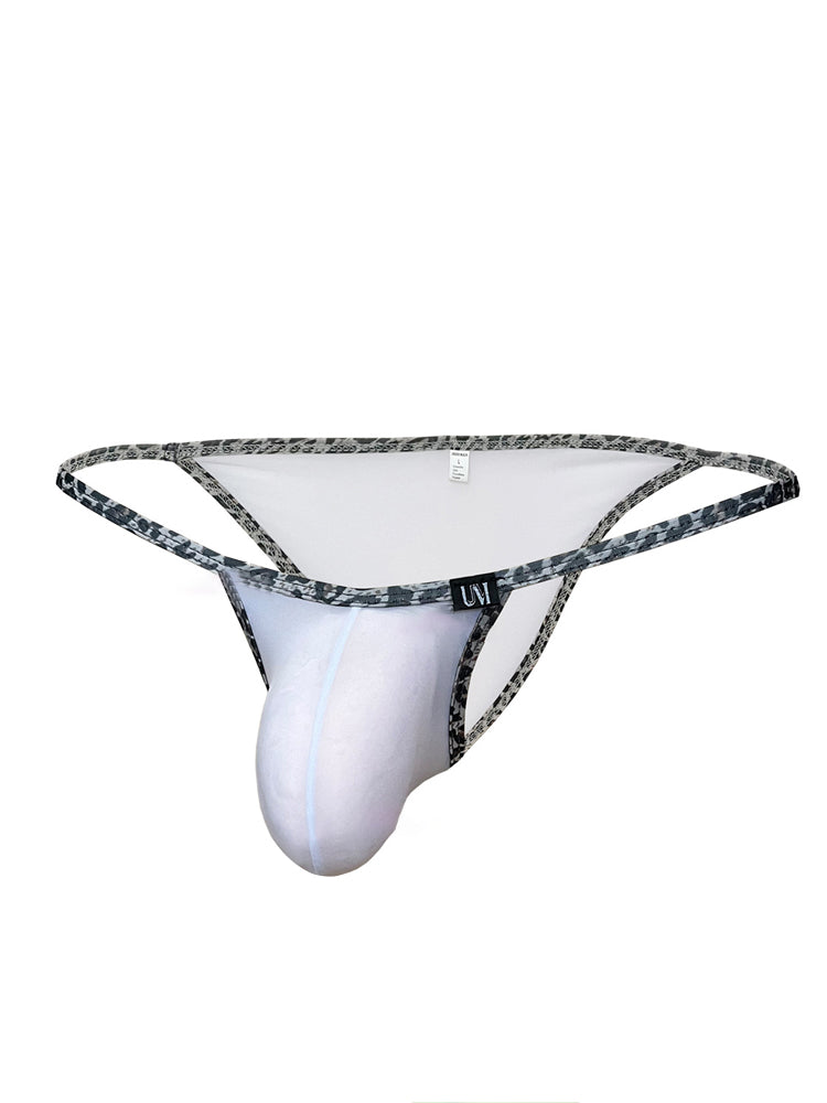 Men's Leopard Ice Silk Ultra Thin Briefs 