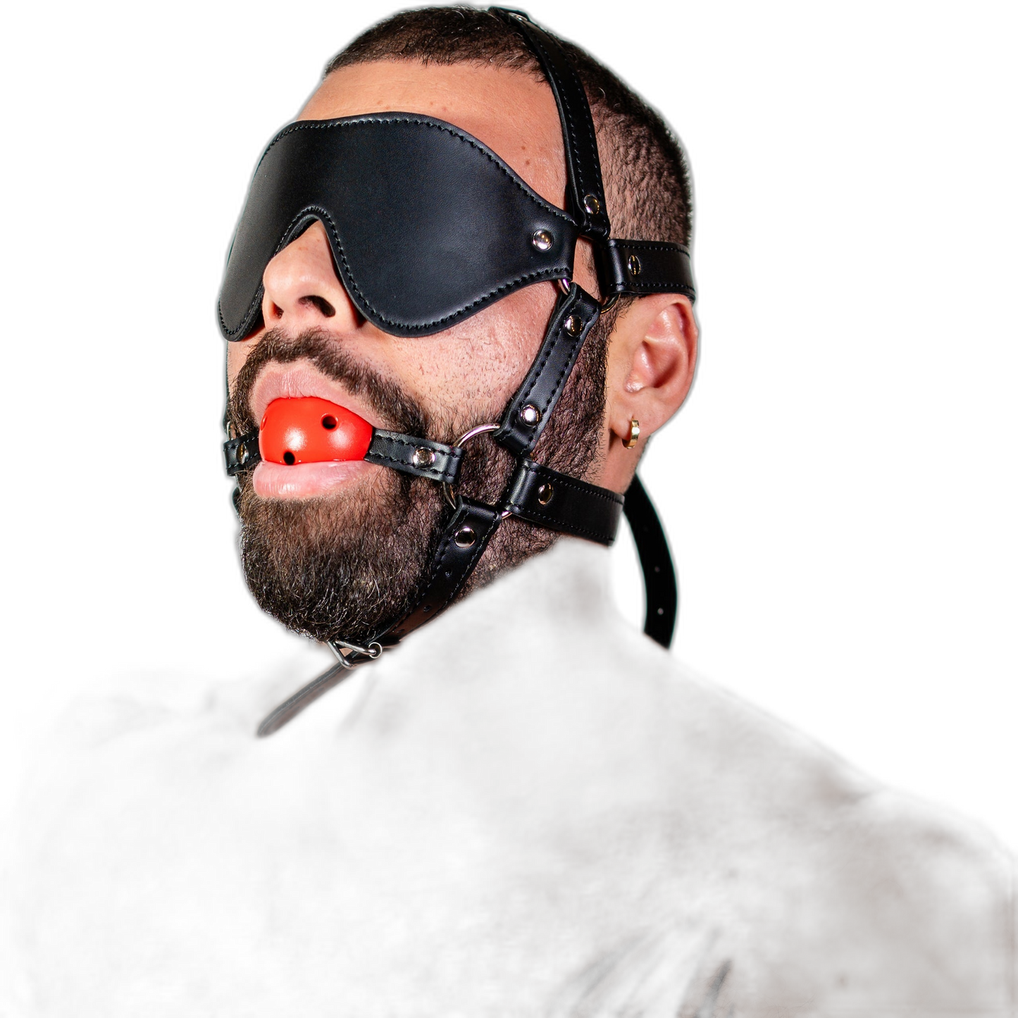 ruff GEAR Rein Harness with Breathable Ball Gag