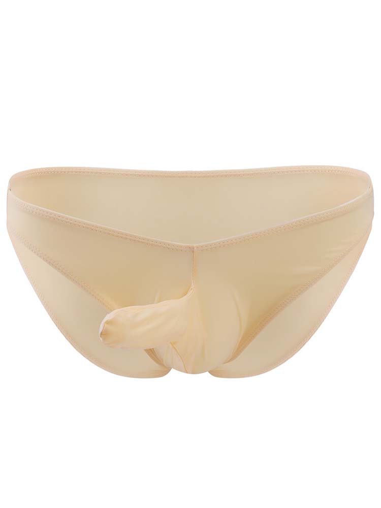 Men's Low-Rise Ice Silk Elephant Nose Briefs