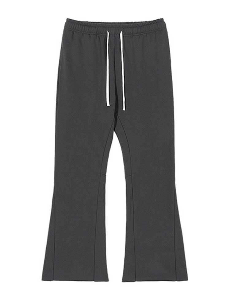 Men's Loose Casual Cotton Drawstring Flare Pants