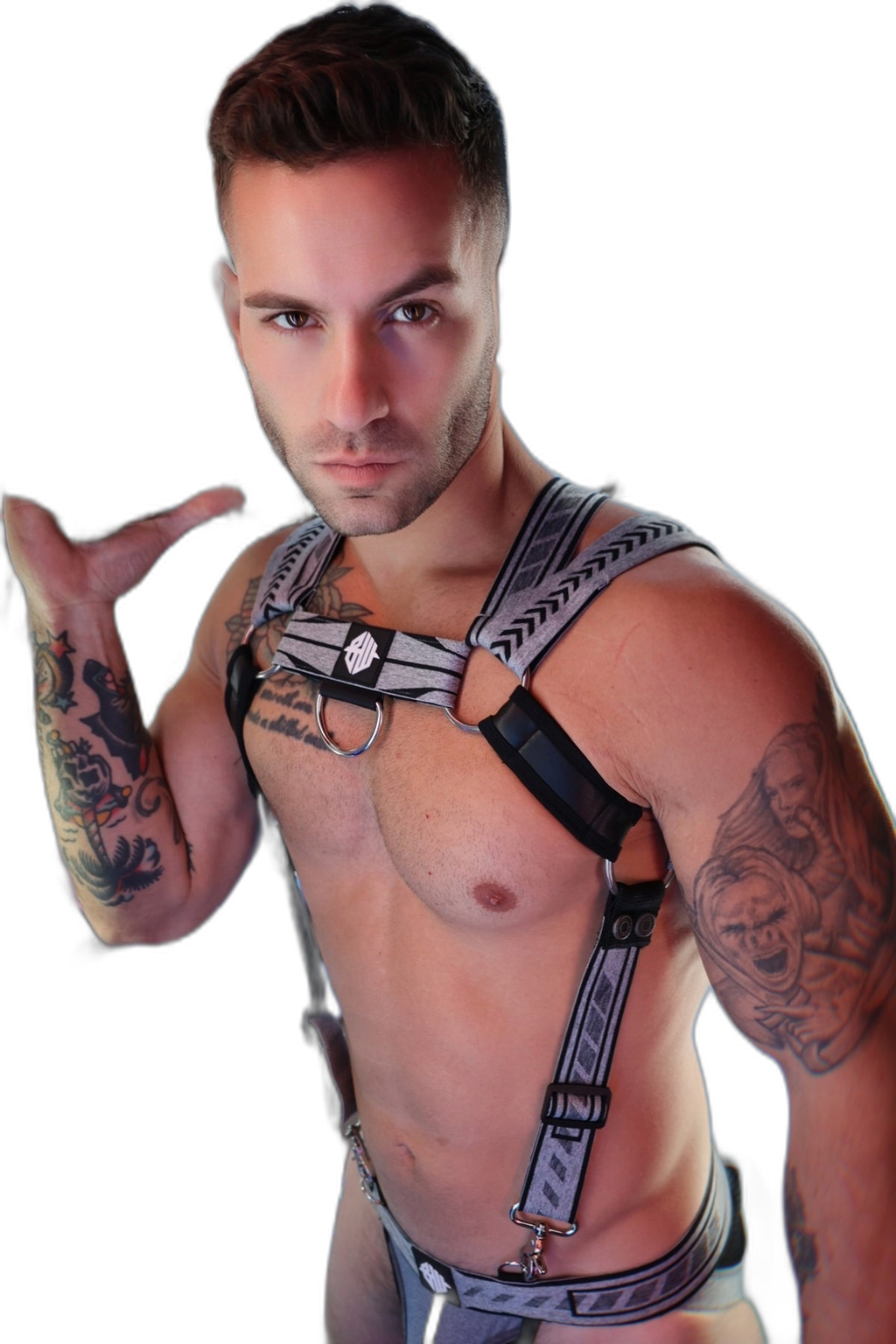 Breedwell Mister Luxe Body Harness Heather Grey