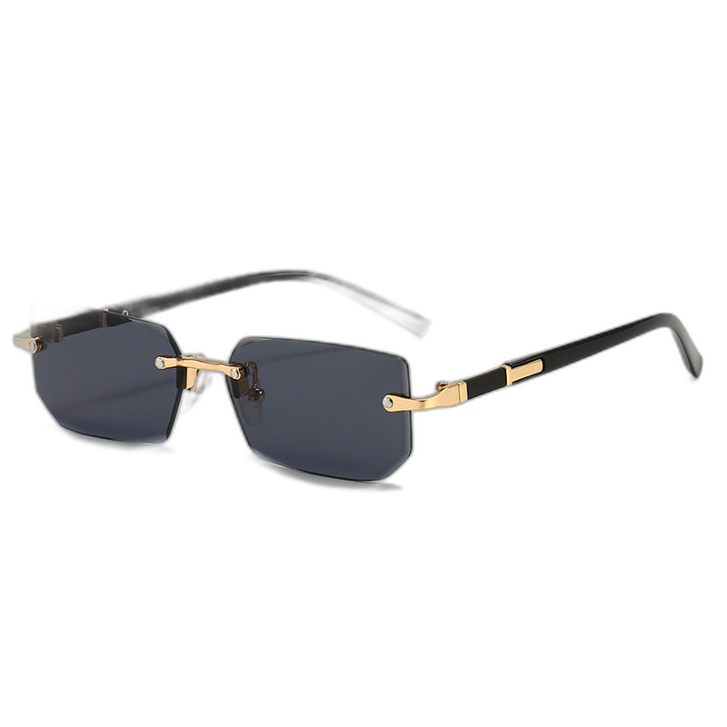 Squared Rimless Sunglasses