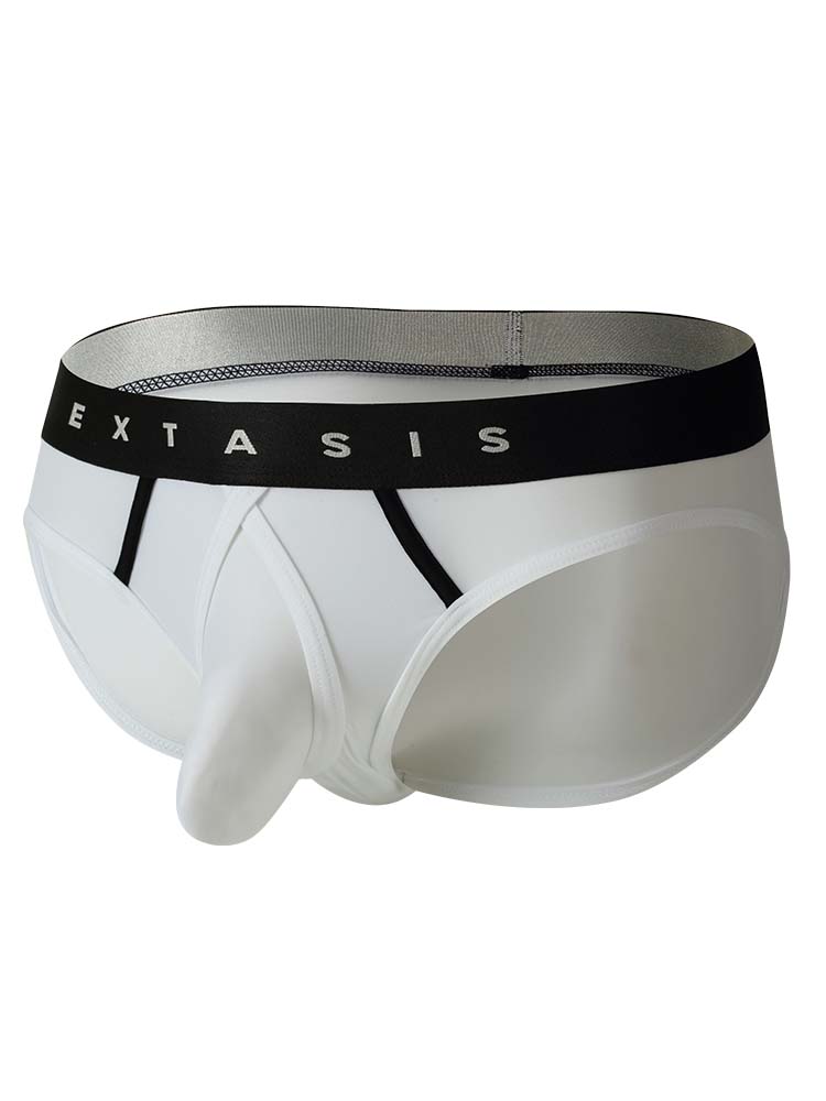 Men's Sexy Silky Smooth U-Convex Pouch Briefs