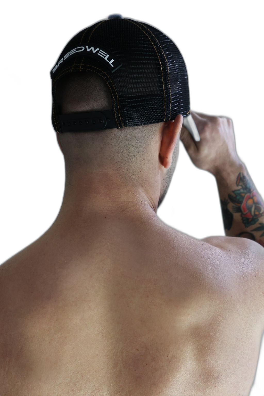 Breedwell Loaded Denim Trucker Baseball Cap Light Stonewall Wash