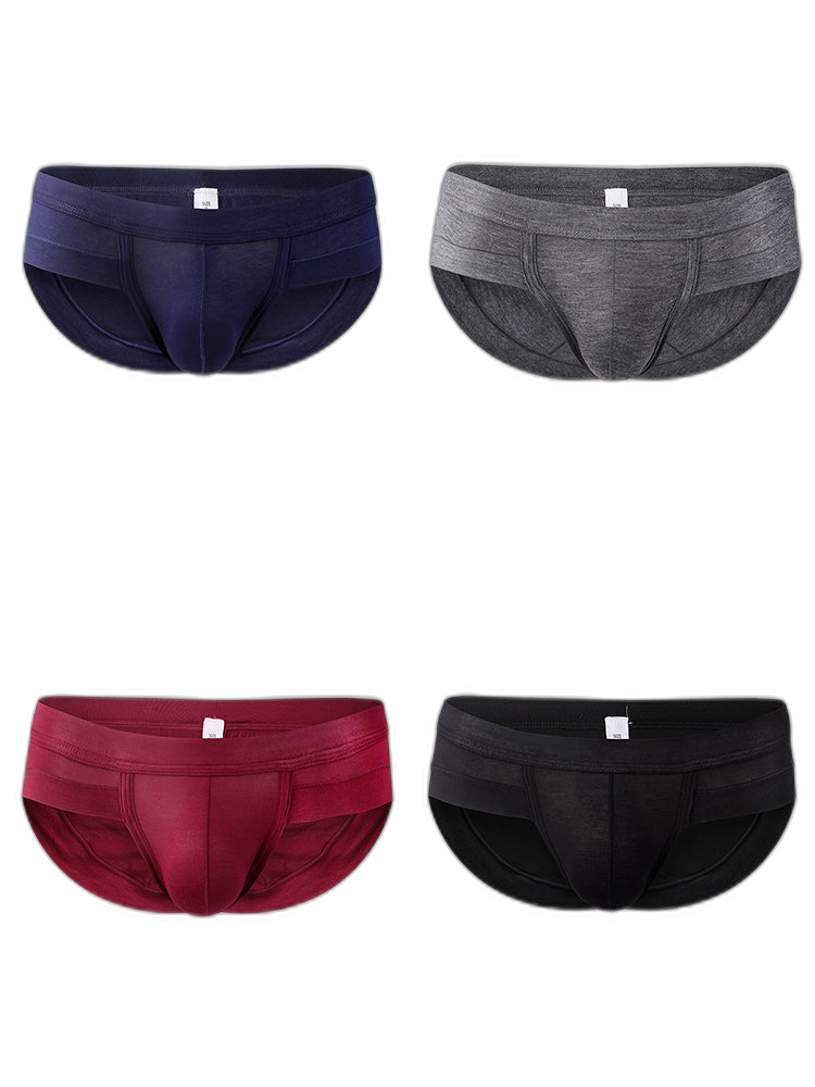4 Pack Support U Convex Pouch Men's Underwear