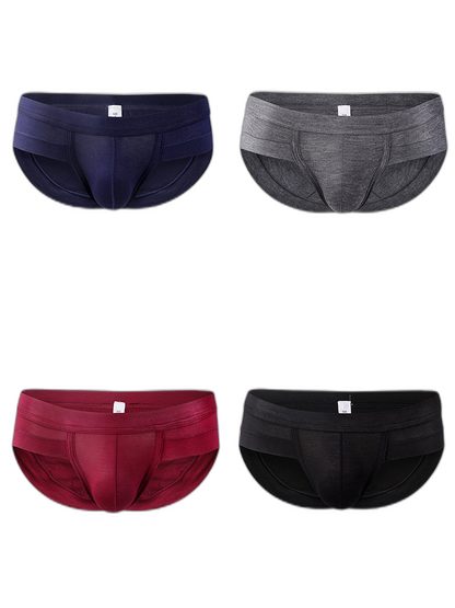 4 Pack Support U Convex Pouch Men's Underwear