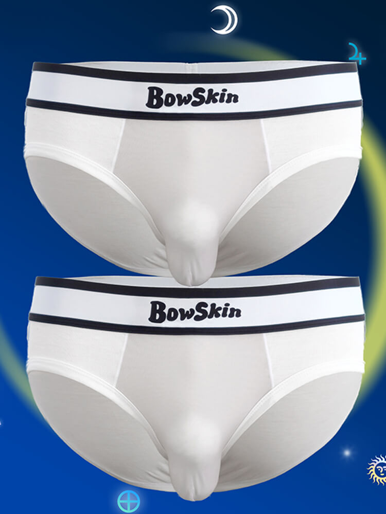 Men's Sexy Slightly Sheer Front Pouch Briefs