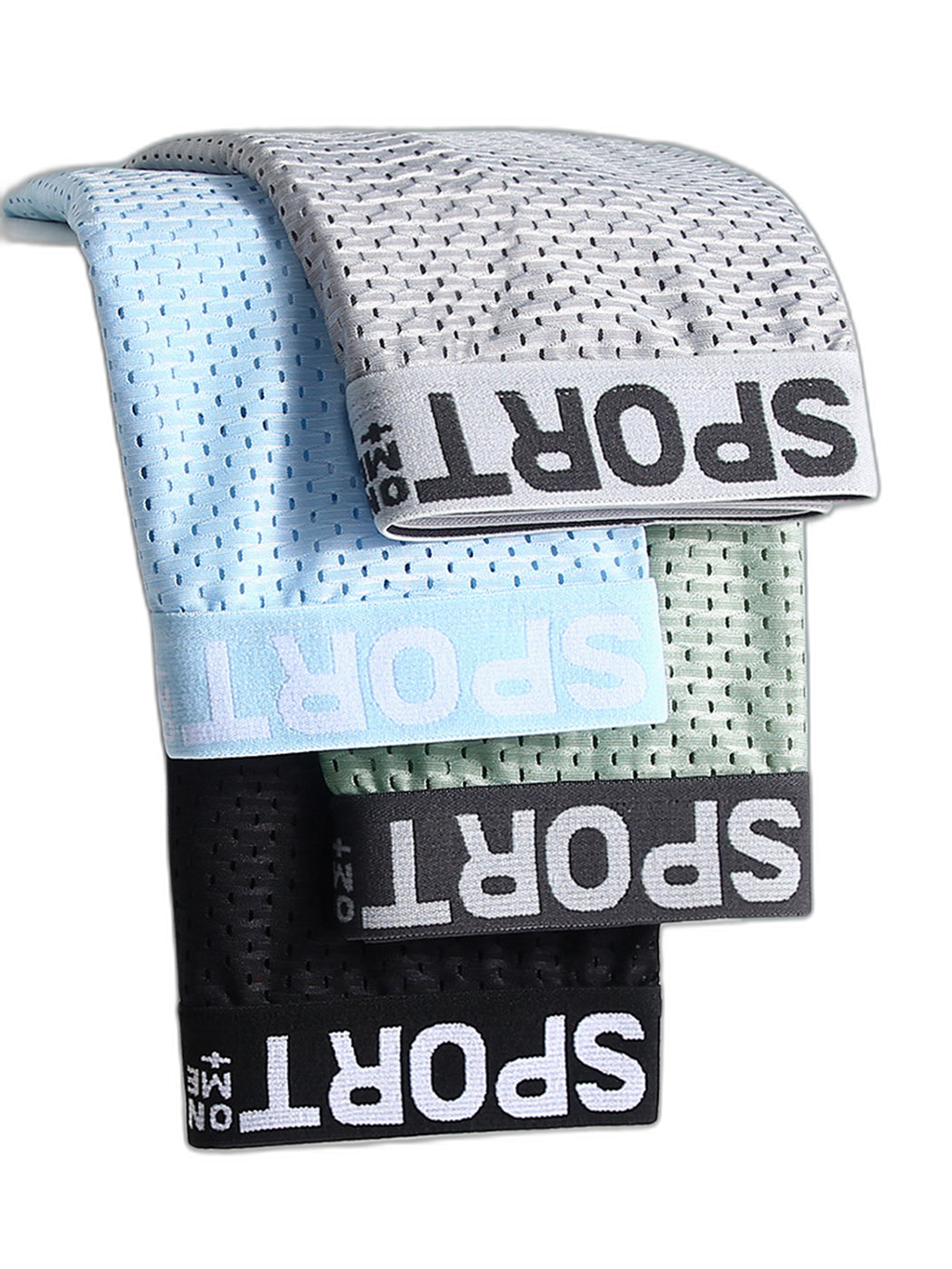 6 Pack Men’s Contour Pouch Mesh Trunks
