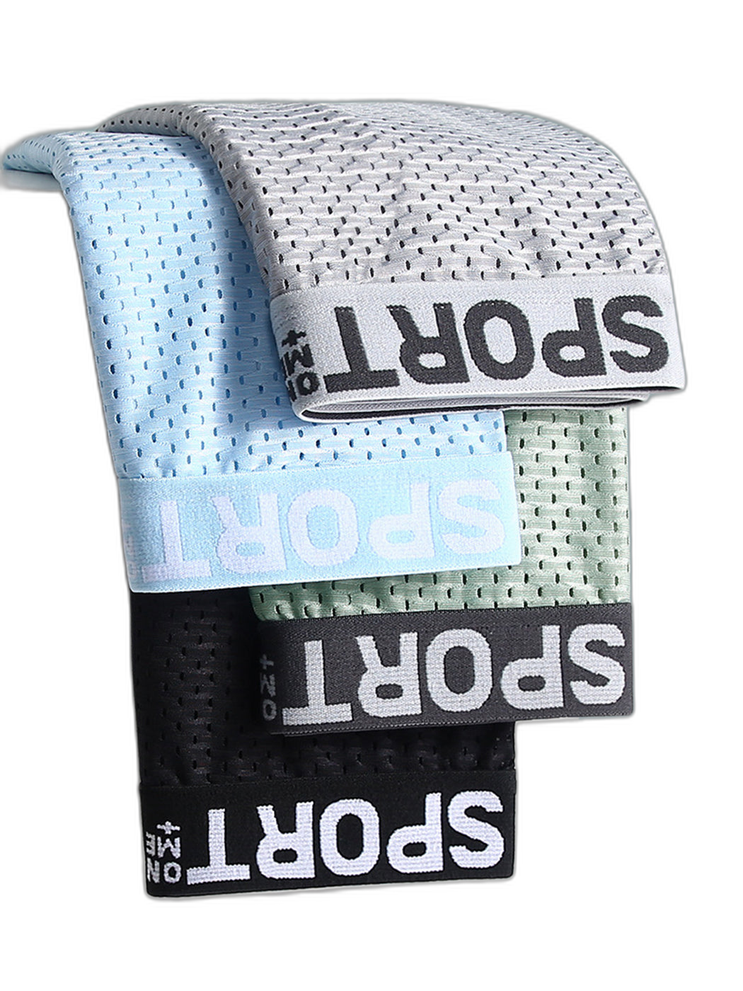 6 Pack Men’s Contour Pouch Mesh Trunks