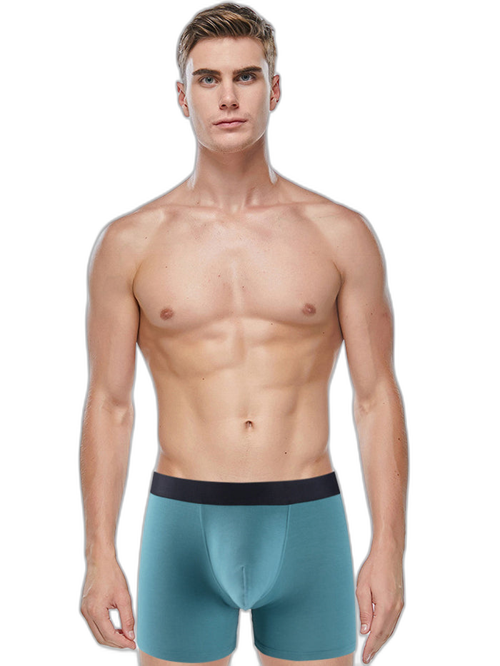 Men's Separate Big Pouch Long Boxer Briefs