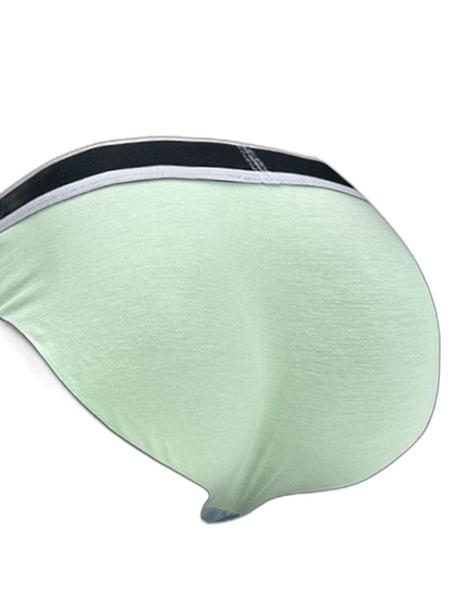 2 Pack Men's Middle-Rise Cotton Sexy Briefs