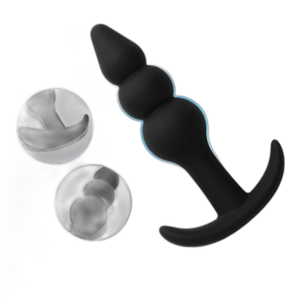 Bead - Silicone Anal Training Set - Bead-Style Butt Plug