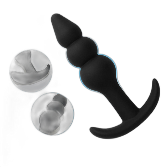 Bead - Silicone Anal Training Set - Bead-Style Butt Plug